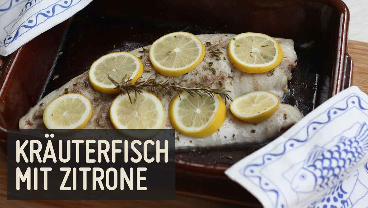 Fisch im Ofen mit Zitrone und Rosmarin – Paleo360.de