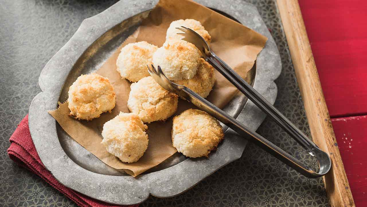 Riechen und schmecken nach Weihnachten: Kokosmakronen