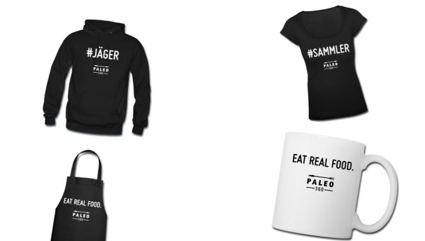 Spreadshirt Shop Paleo360 Produkte