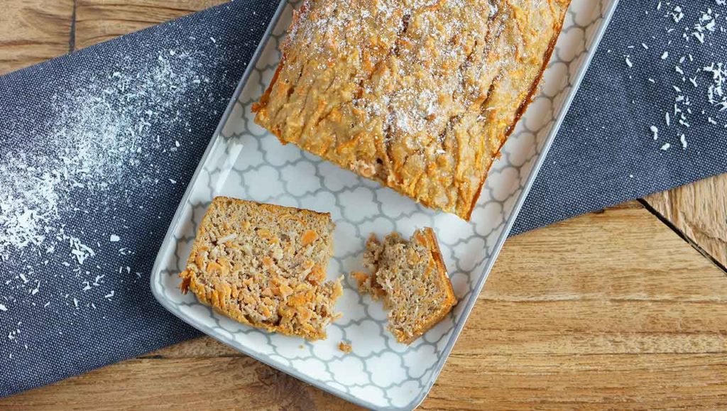 Karottenbrot mit Kokos