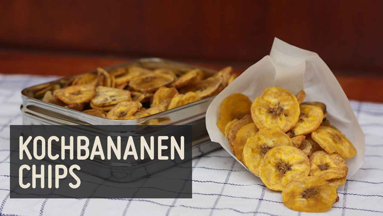 Kochbananen Chips