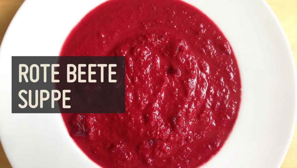 Rote beete Suppe