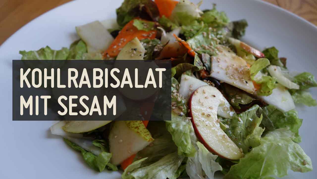 Sesam-Kohlrabisalat mit Karotten – Paleo360.de
