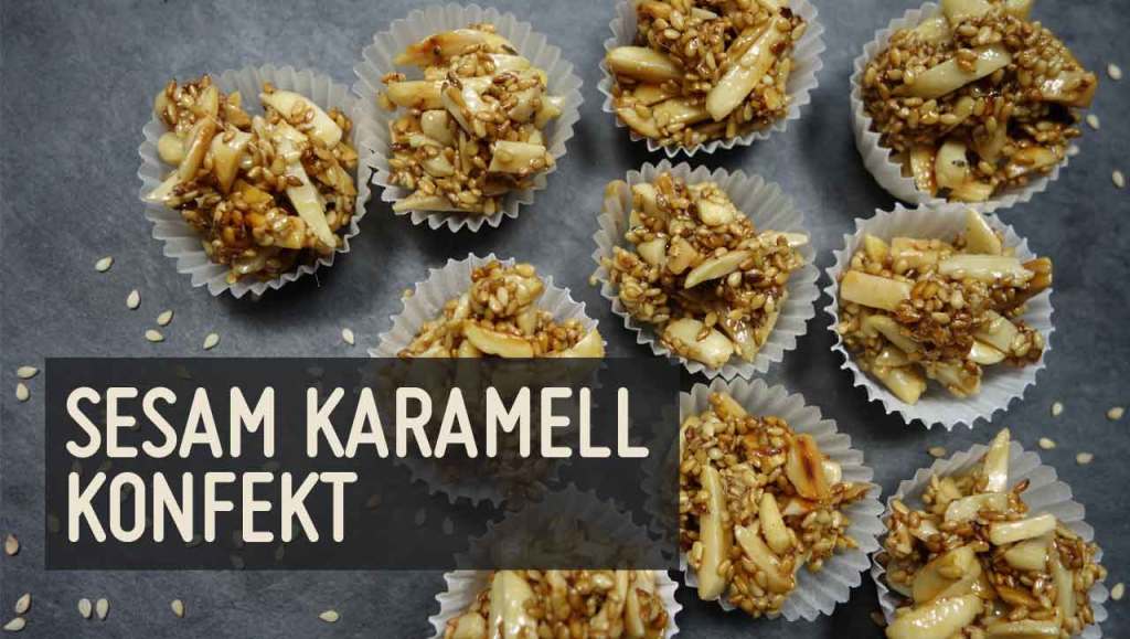 Sesam Karamell Konfekt