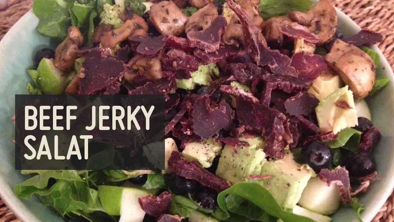 beef jerky salat