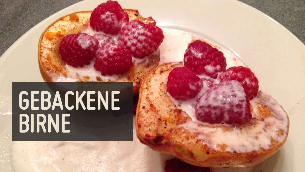 Gebackene Birne – Paleo360.de