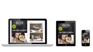 Darstellung Low Carb E-Book auf Geräten