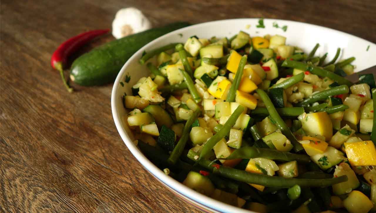 Zucchini Salat