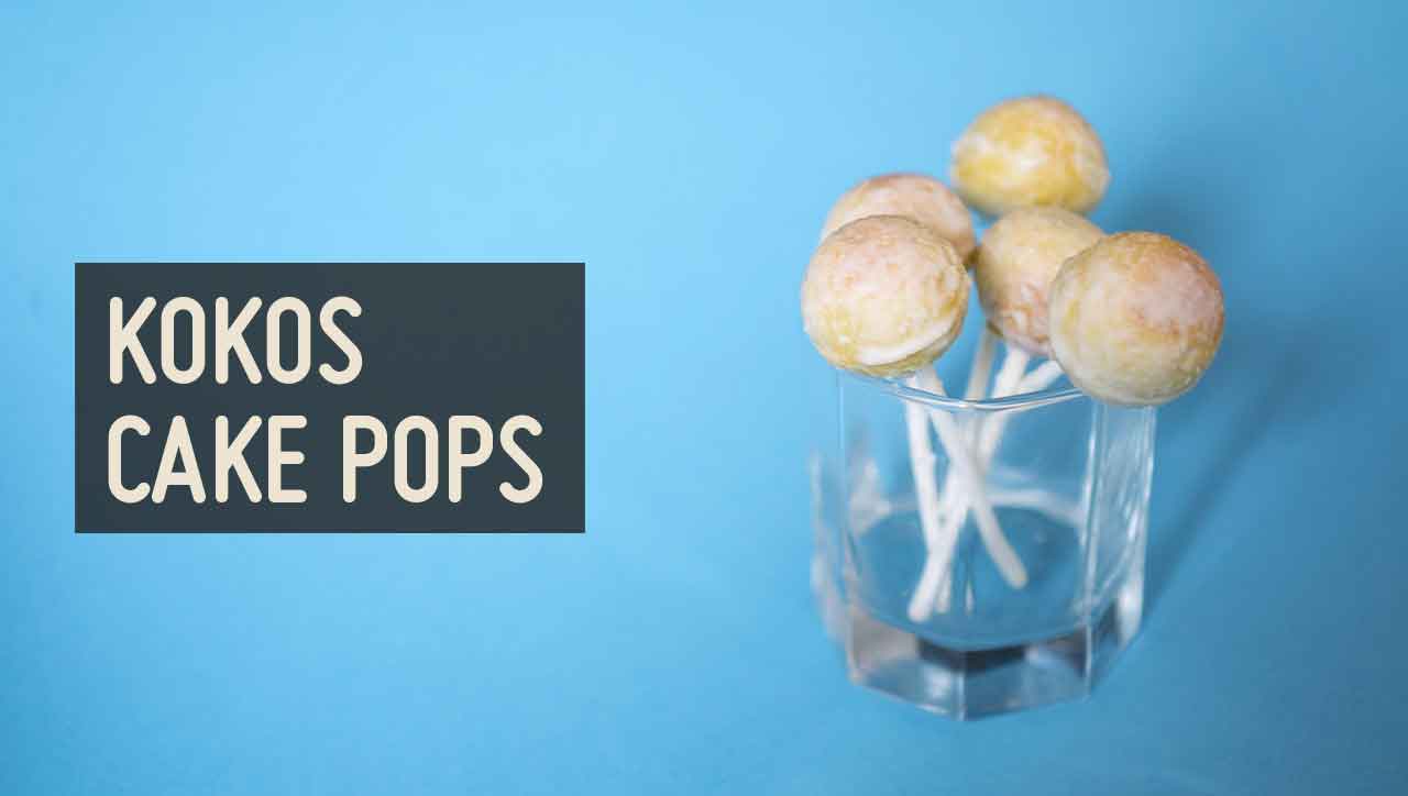 Kokos-Vanille Cake Pops