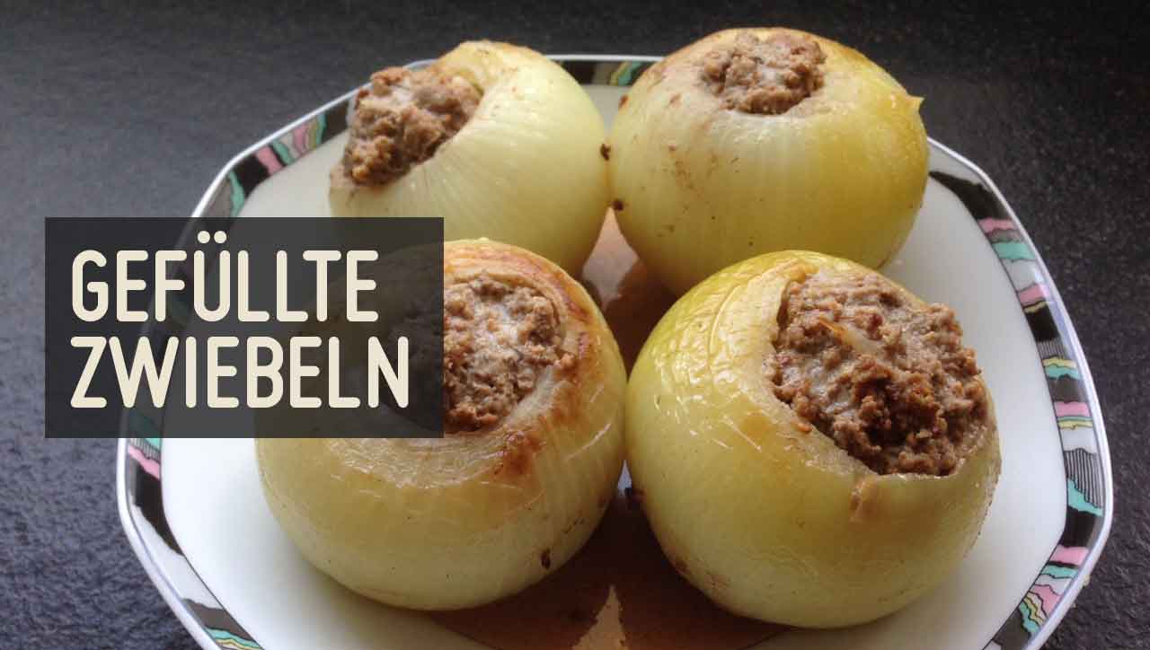 gefüllte Zwiebeln