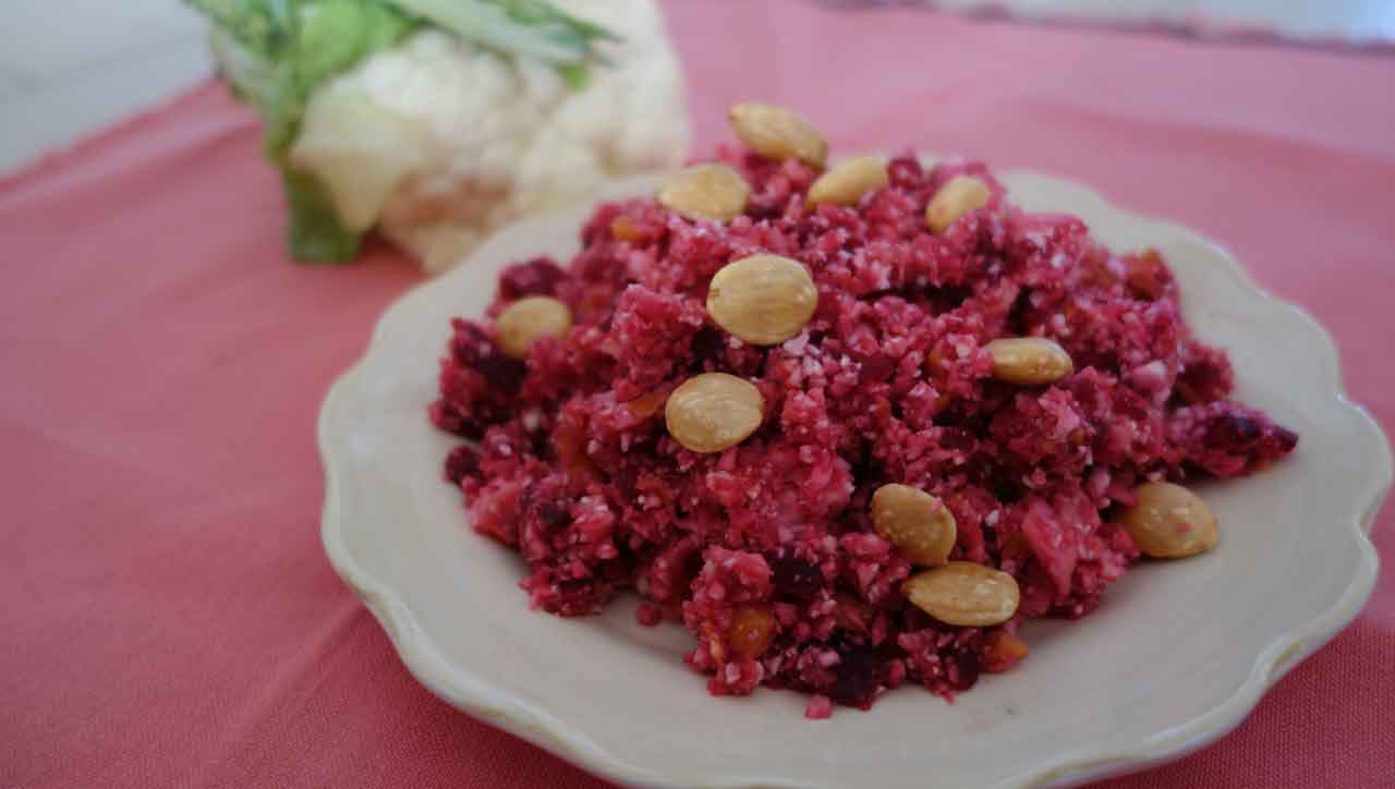 Rote Beete Blumenkohl Couscous