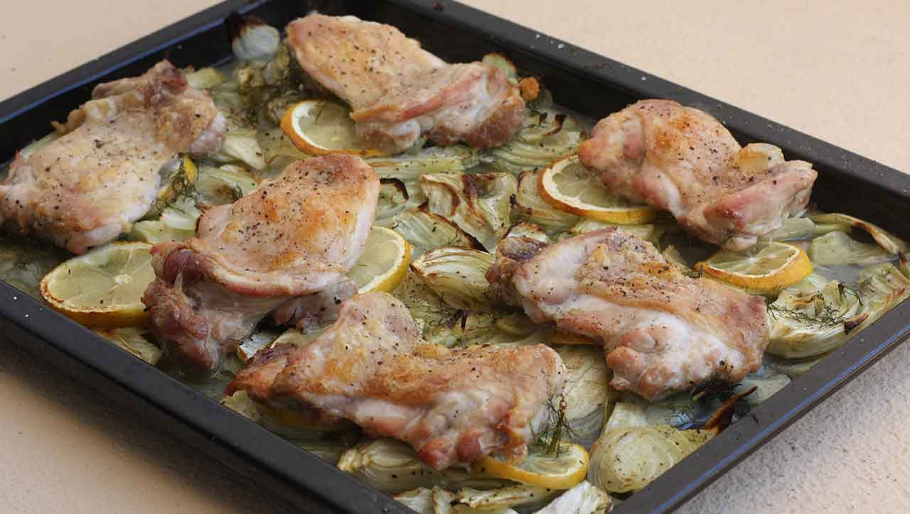 Hähnchenschenkel Zitrone Rezept