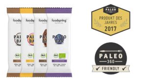 Produkttest riegel foodspring paleo bar