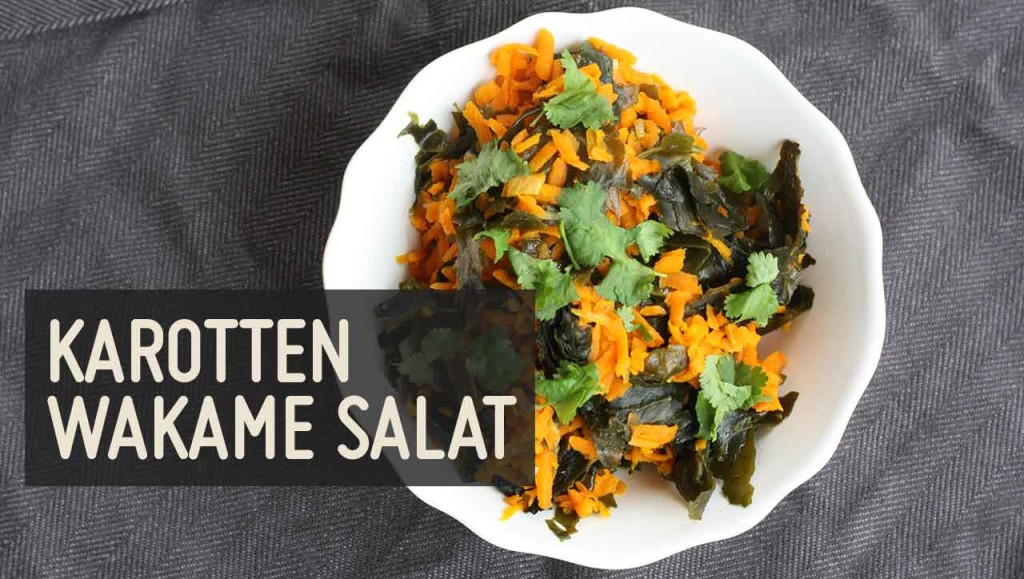karotten wakame salat