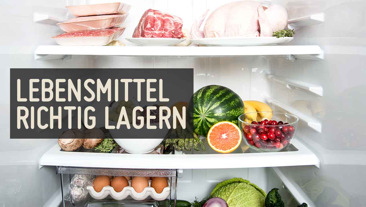 Wie lagern Lebensmittel ideal - was soll in den Kühlschrank?