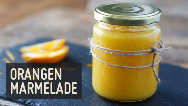 Orangen Marmelade kochen