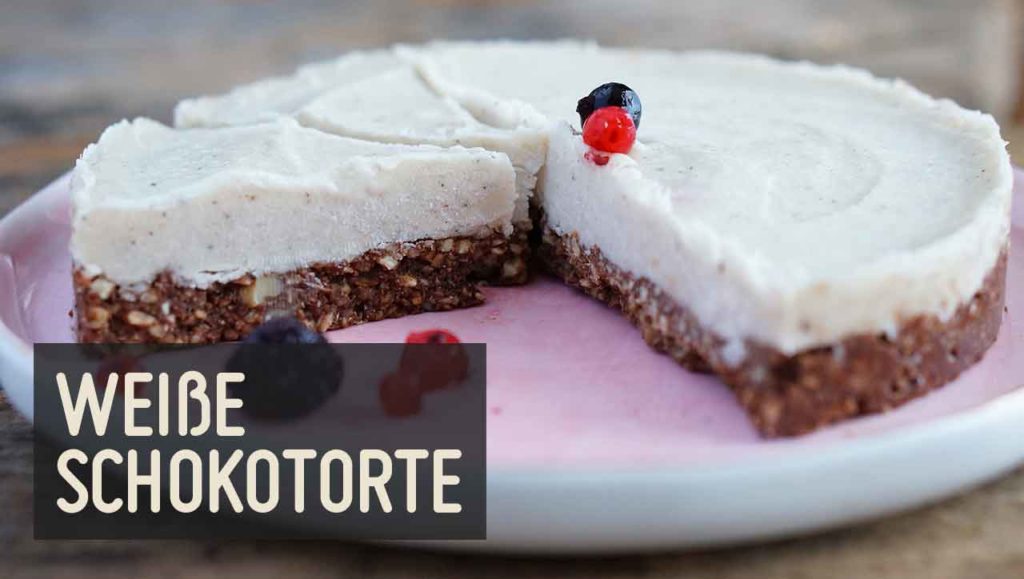 Weiße Schokotorte