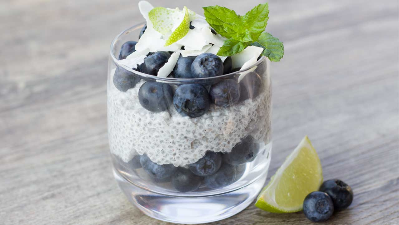 Fit in den Tag mit unserem Kokos Chia-Pudding