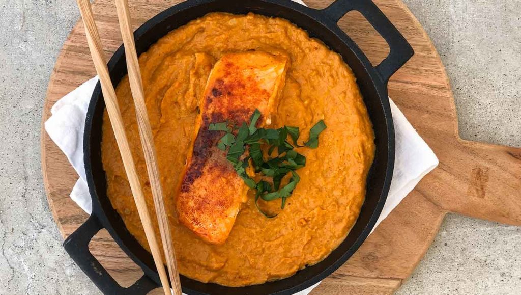 Lachs Curry Rezept