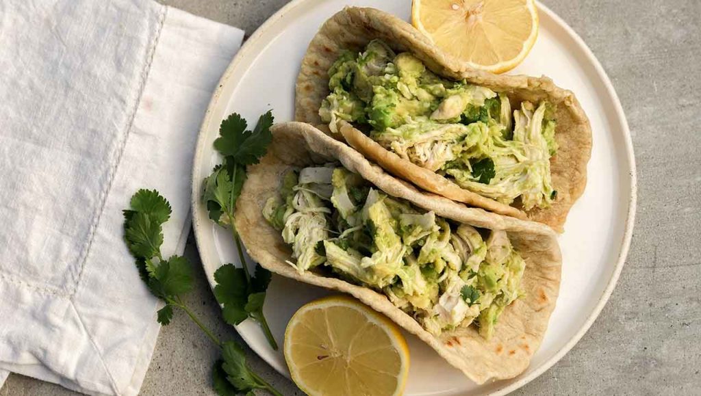 Hühnchen Wraps Avocado