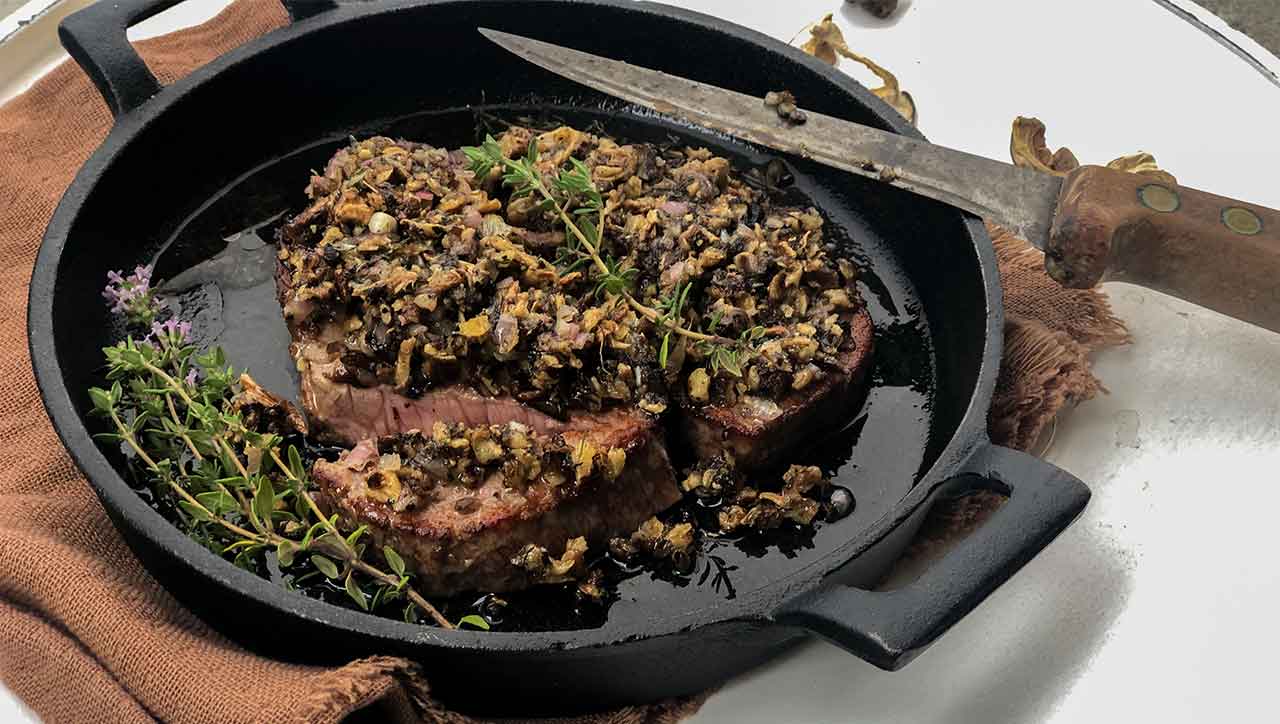 Steak mit Pilzkruste: würzig und saftig – Paleo360.de